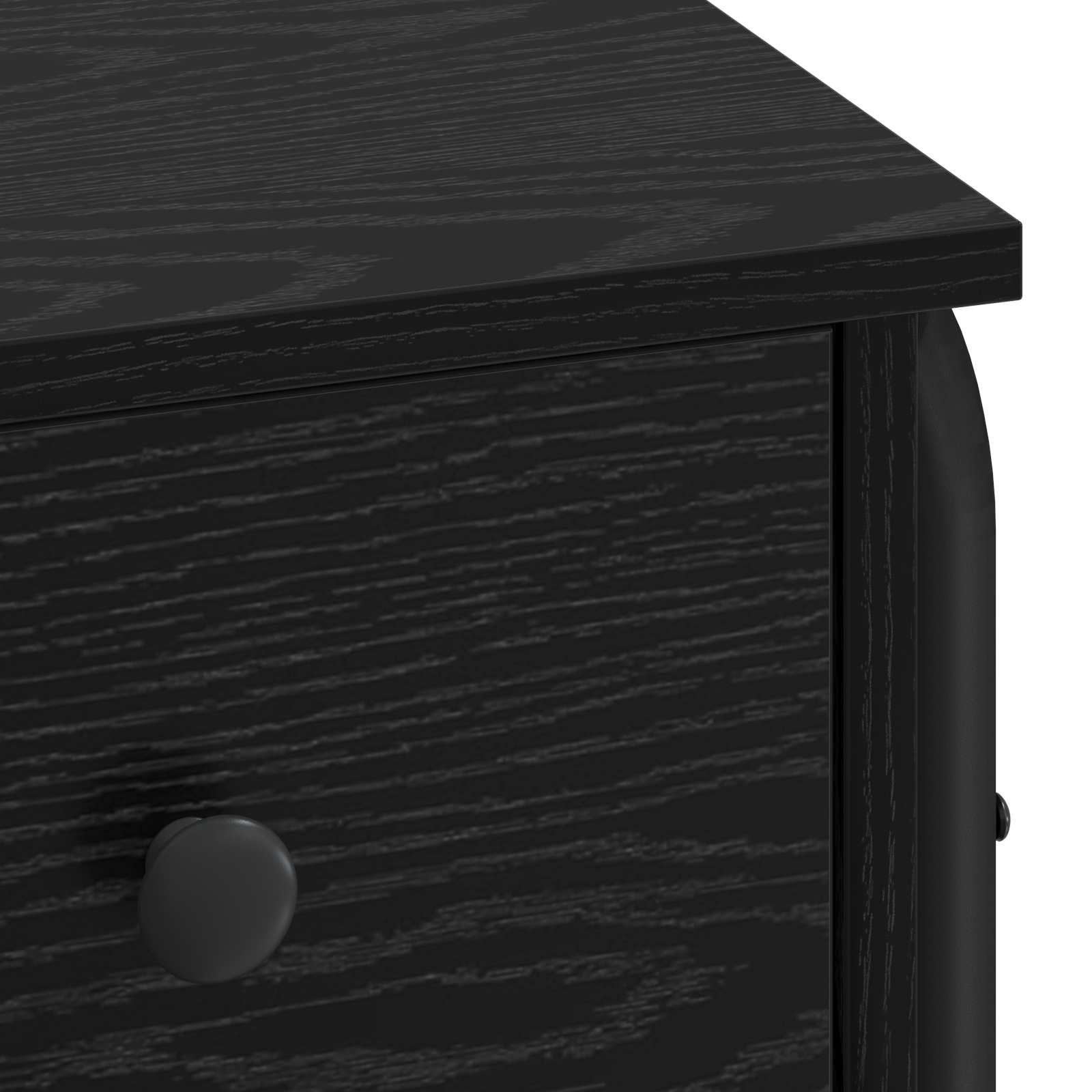 Stol s pohranom Crni hrast 100 x 50 x 75 cm