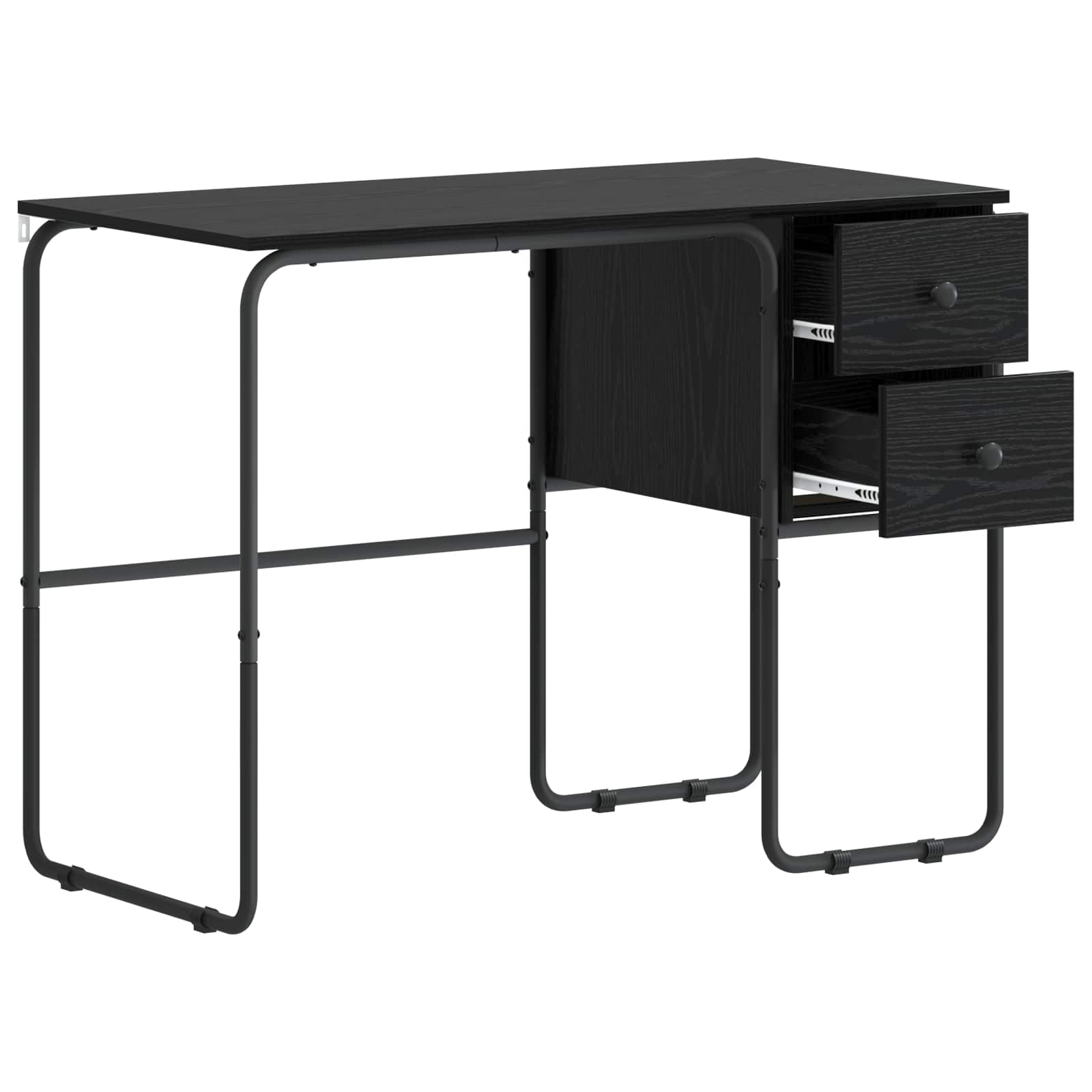 Stol s pohranom Crni hrast 100 x 50 x 75 cm