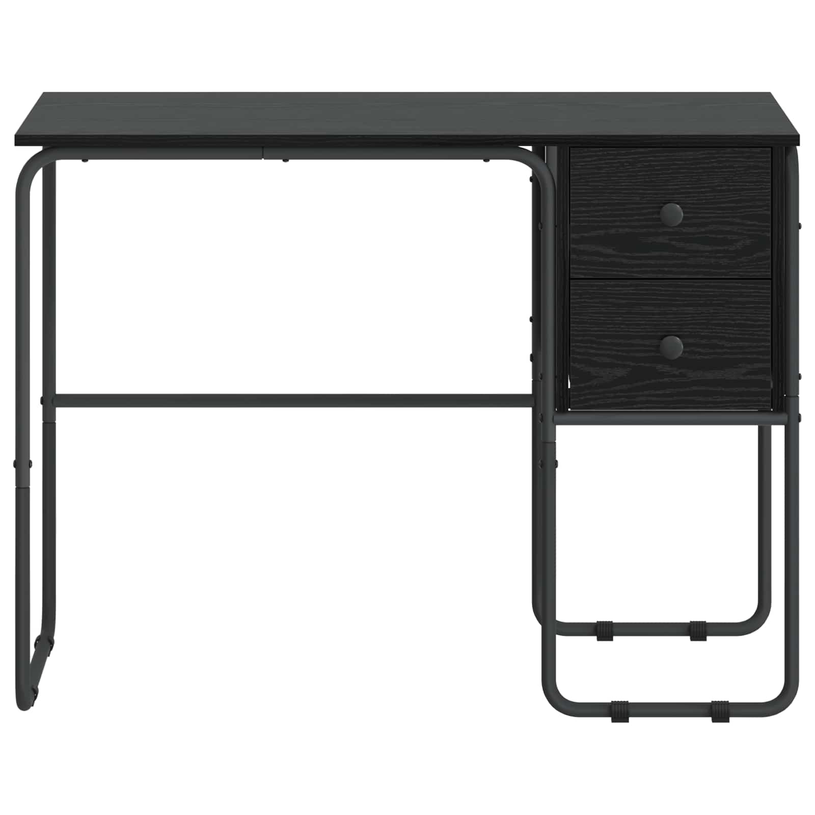 Stol s pohranom Crni hrast 100 x 50 x 75 cm
