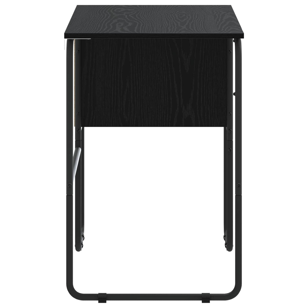 Stol s pohranom Crni hrast 100 x 50 x 75 cm