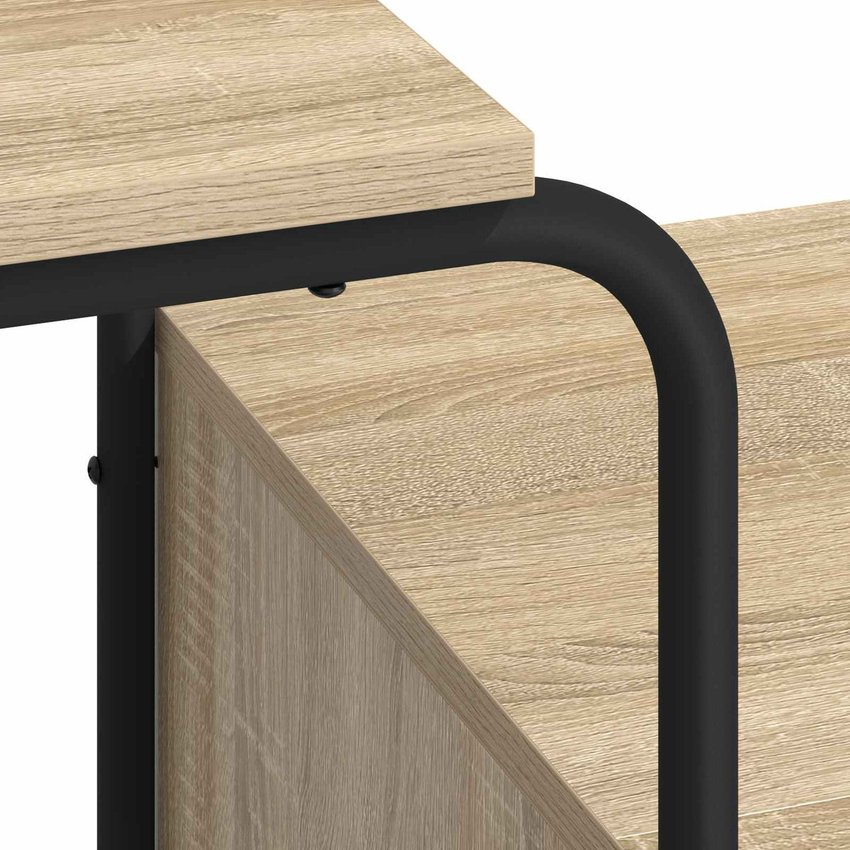 Stol s pohranom Hrast sonoma 131.5 x 50 x 75.5 cm
