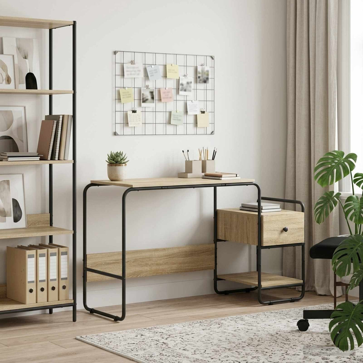 Stol s pohranom Hrast sonoma 131.5 x 50 x 75.5 cm