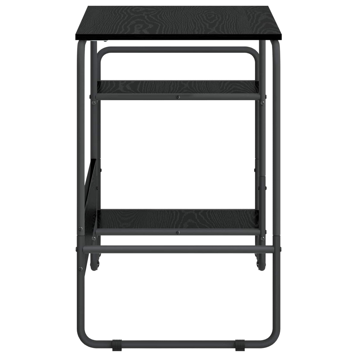 Stol s pohranom Crni hrast 131.5 x 50 x 75.5 cm