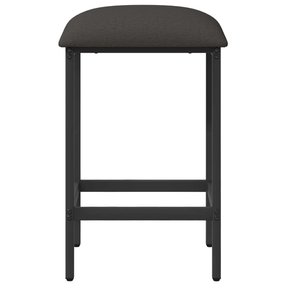 Barska stolica 2 kom. Tamnosiva 40 x 32 x 64 cm