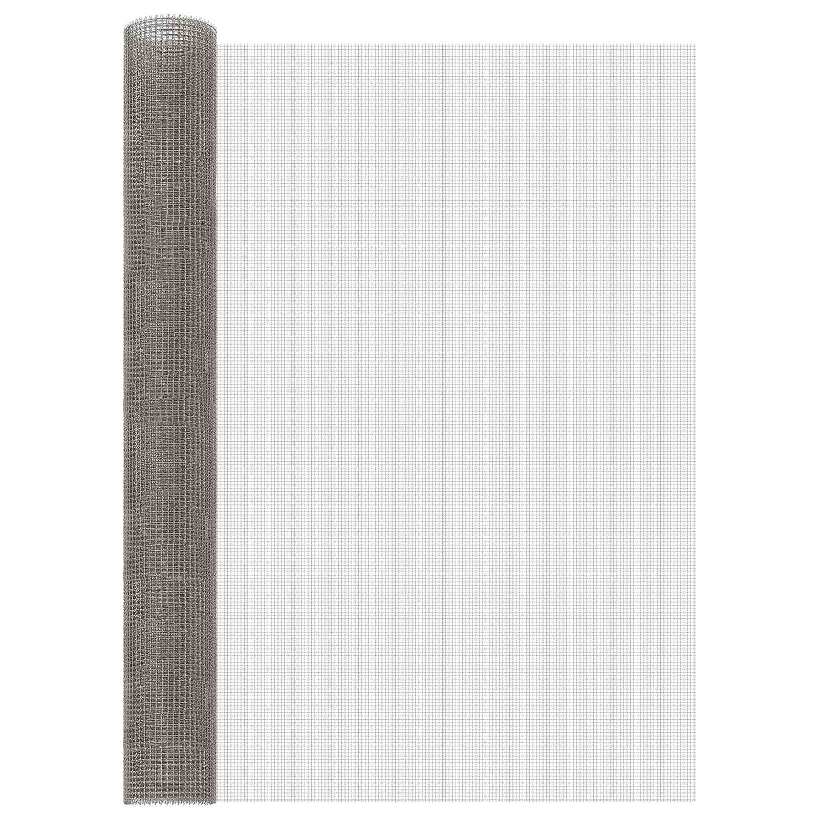 Mrežna tkanina 100 x 200 cm 3 Mesh Nehrđajući čelik 201 Srebrna