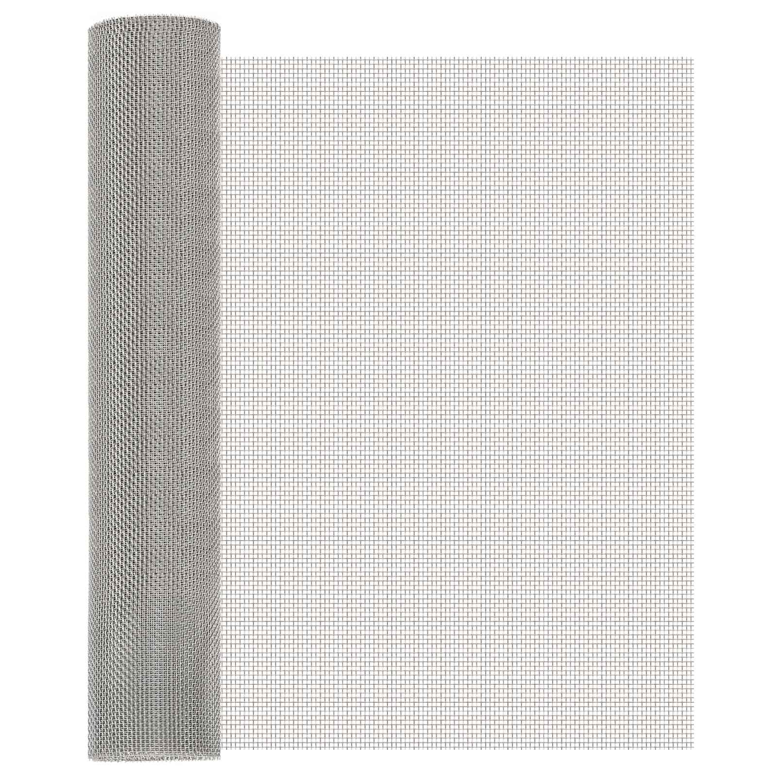 Mrežna tkanina 60 x 200 cm 8 Mesh Nehrđajući čelik 201 Srebrna