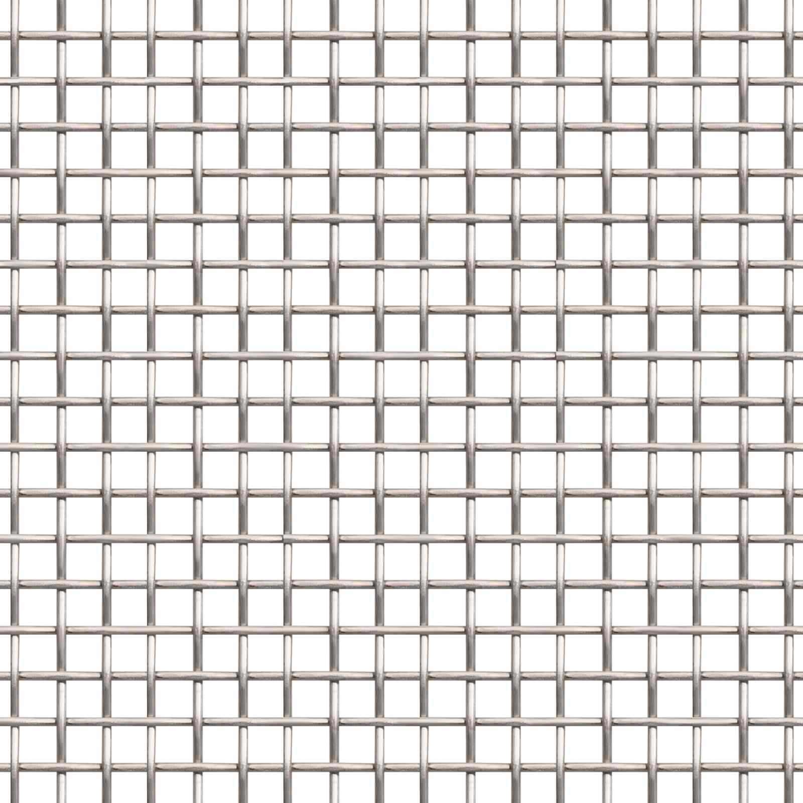 Mrežna tkanina 80 x 1000 cm 8 Mesh Nehrđajući čelik 201 Srebrna