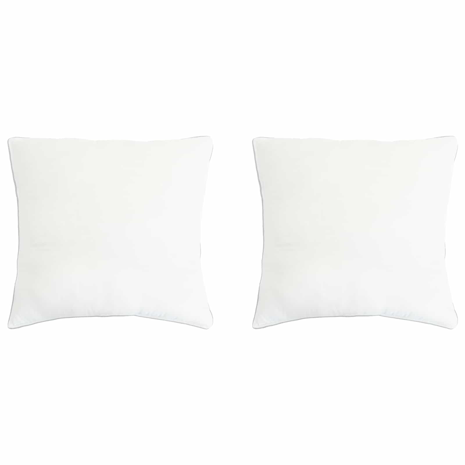 Jastuk 2 pcs Bijela 60 x 60 cm Bambusovo vlakno