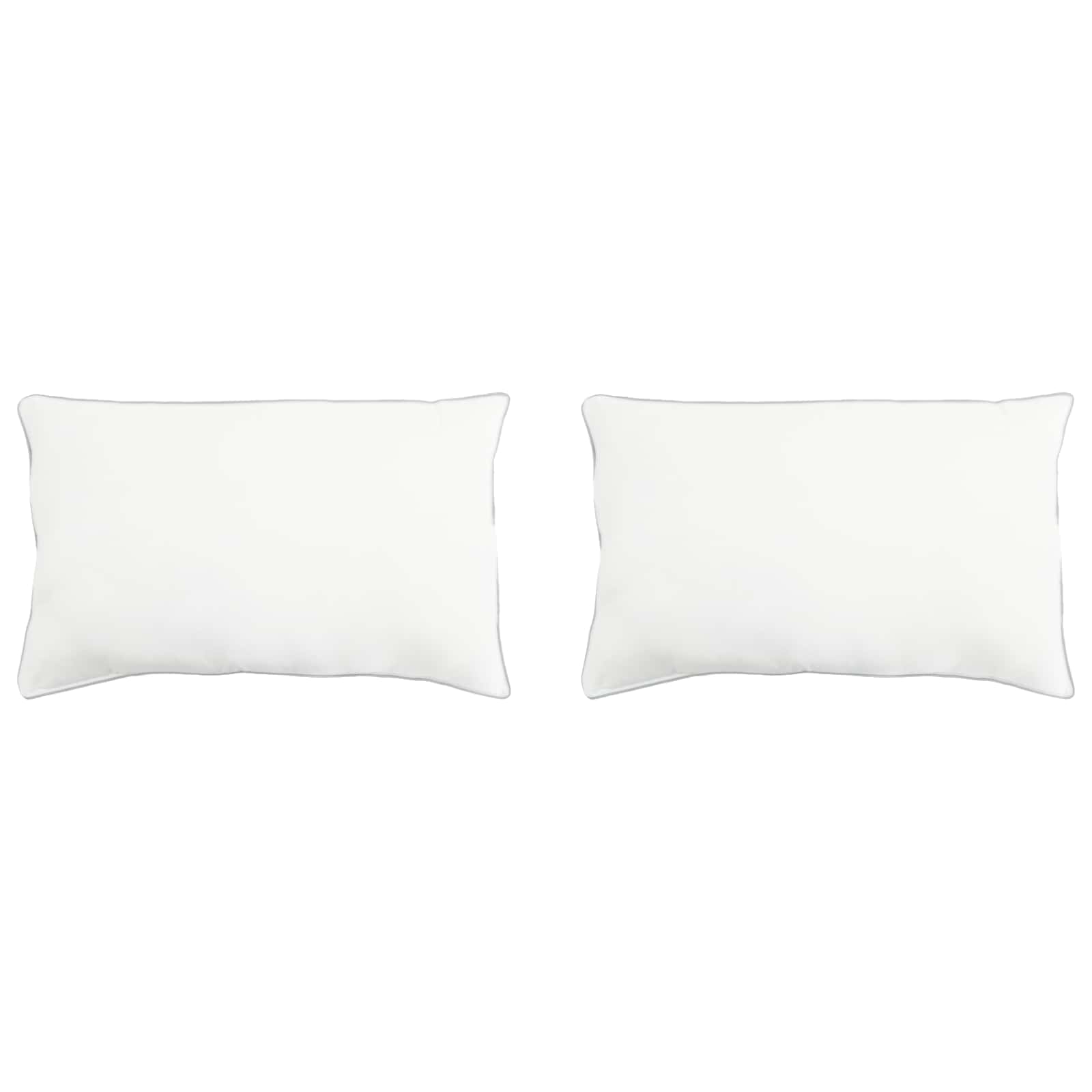 Jastuk 2 pcs Bijela 70 x 90 cm Bambusovo vlakno