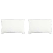 Jastuk 2 pcs Bijela 70 x 90 cm Bambusovo vlakno