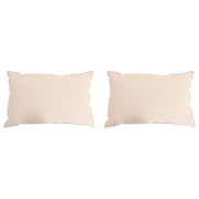 Jastuk 2 pcs Bež 30 x 50 cm Kapok vlakno