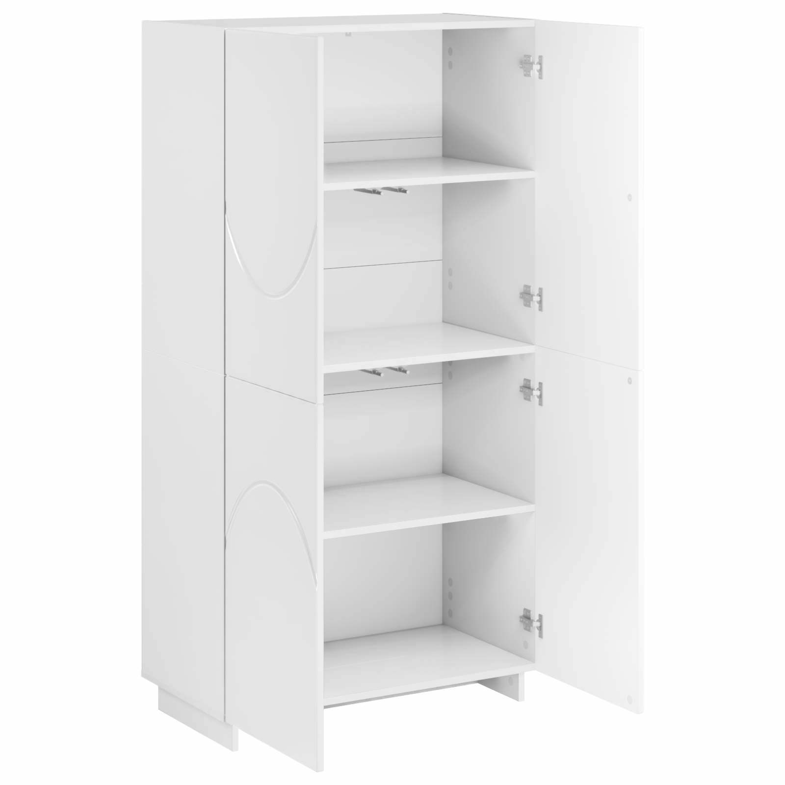 Visoka komoda Bijela 79 x 41 x 151 cm Konstruirano drvo