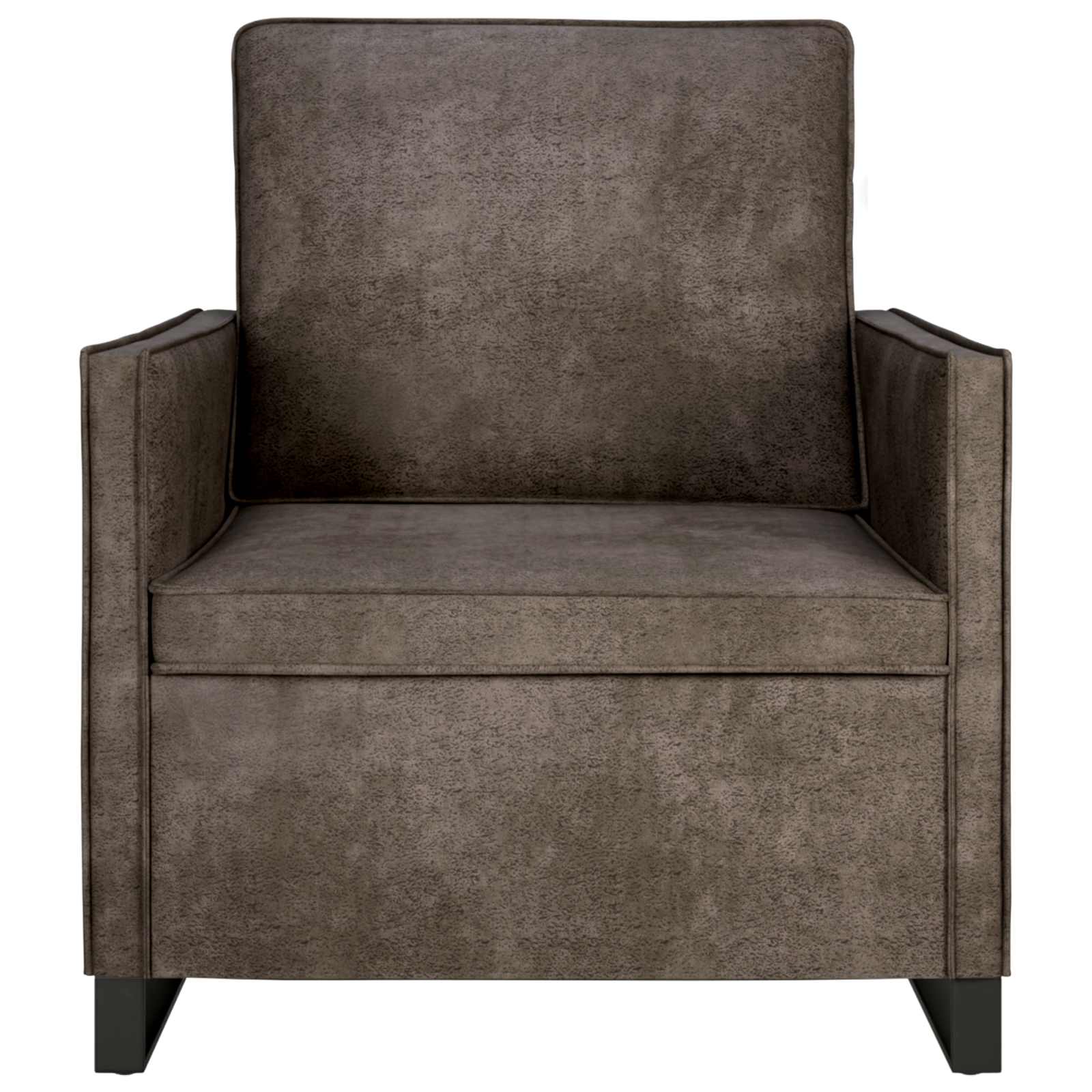 Jednokrevetni Sofa Tamnosiva 70 x 81 x 82 cm Umjetni sued