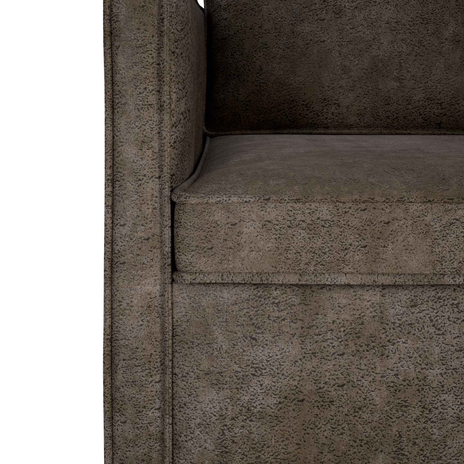Sofa za 3 osobe Tamnosiva 190 x 81 x 82 cm Umjetni sued