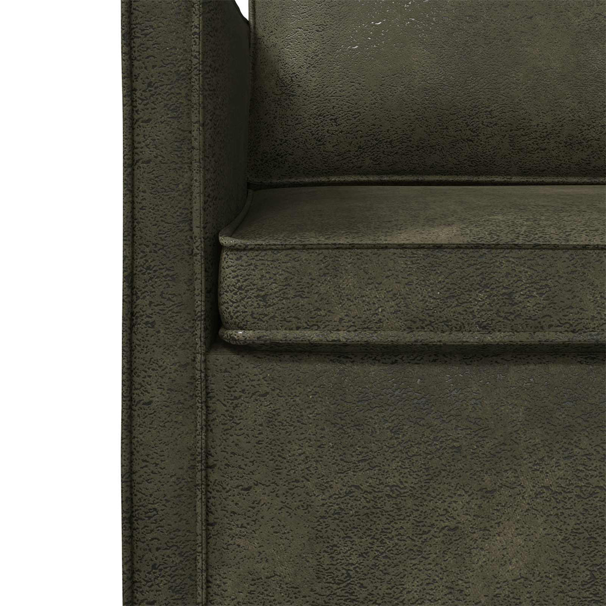 Sofa za 3 osobe Maslinasto zelena 190 x 81 x 82 cm Umjetni sued