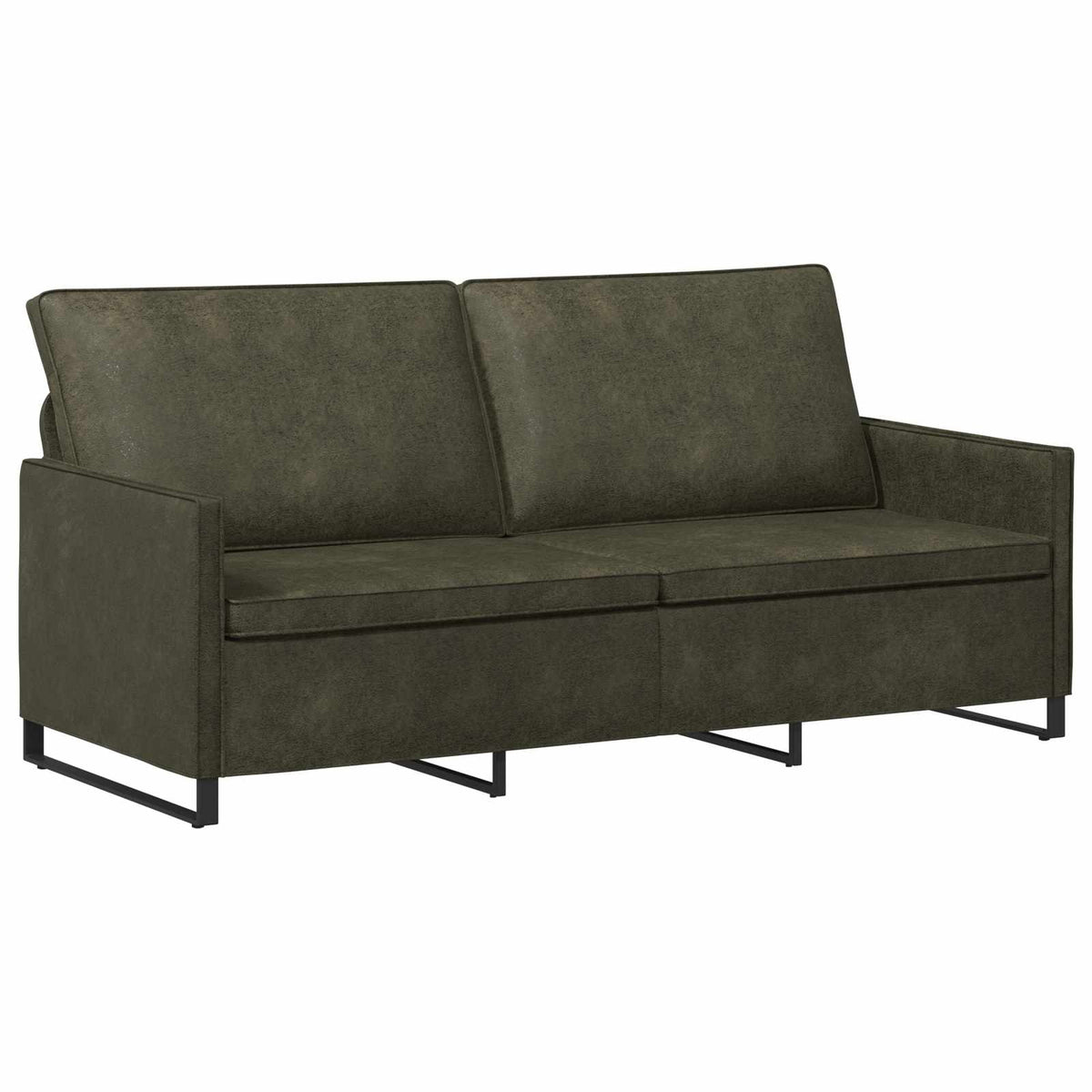 Sofa za 3 osobe Maslinasto zelena 190 x 81 x 82 cm Umjetni sued