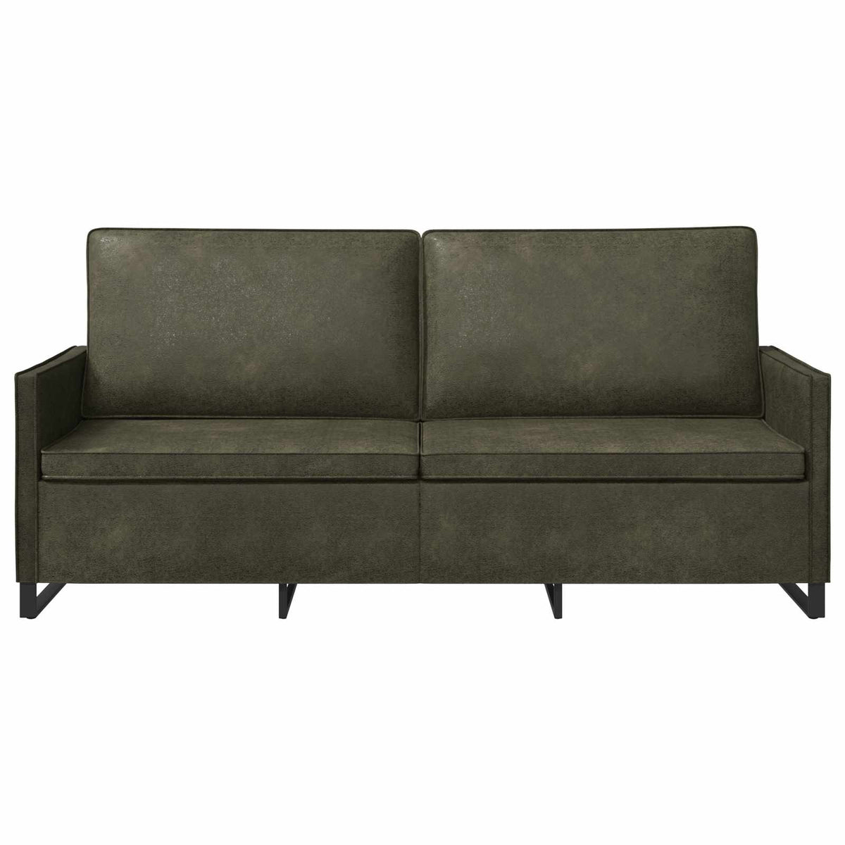 Sofa za 3 osobe Maslinasto zelena 190 x 81 x 82 cm Umjetni sued
