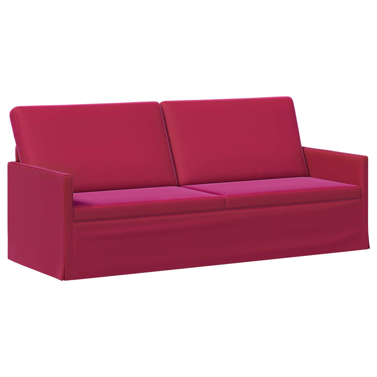 Sofa za 3 osobe Vinska crvena 190 x 81 x 82 cm Baršun