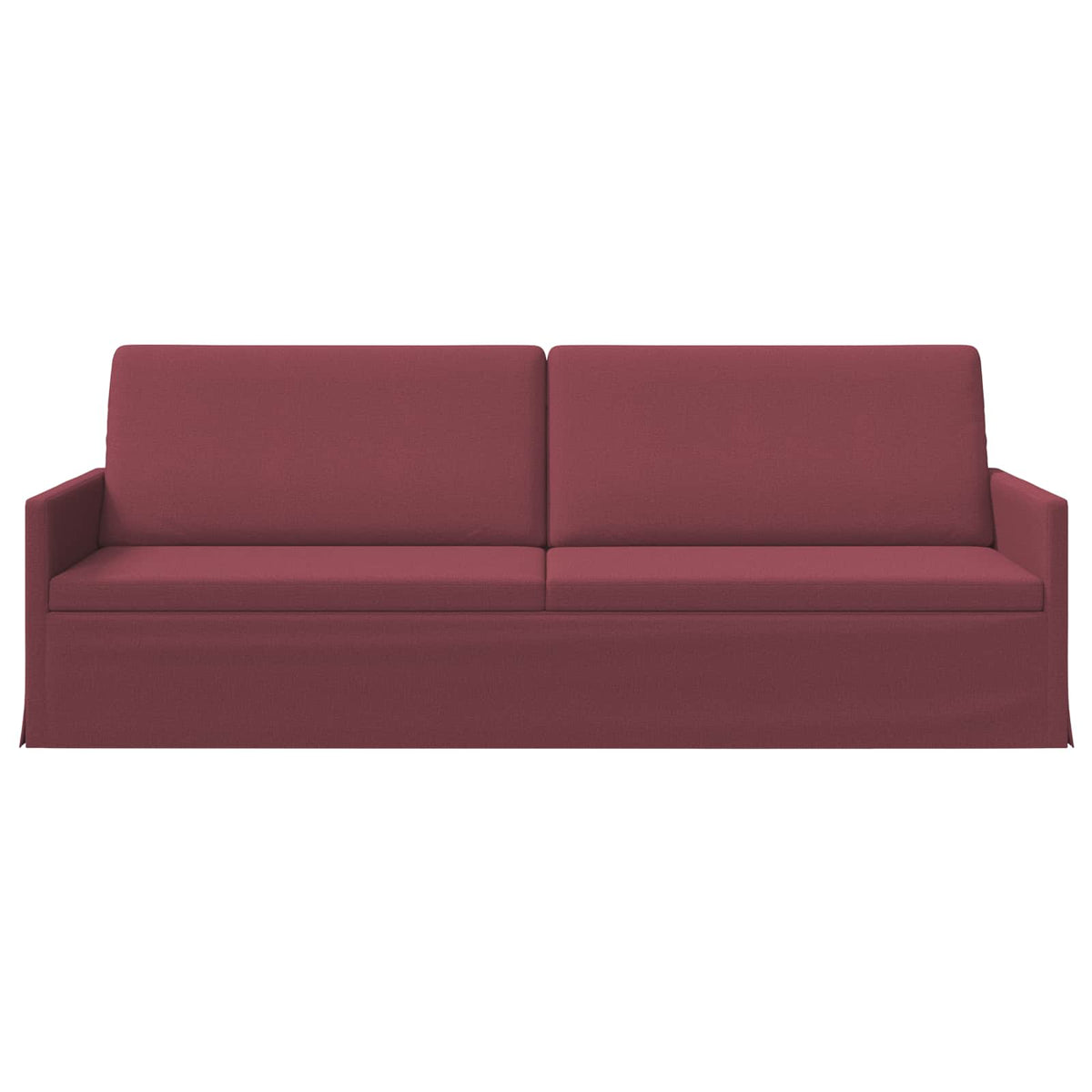 Sofa za 3 osobe Vinska crvena 220 x 81 x 82 cm Tkanina