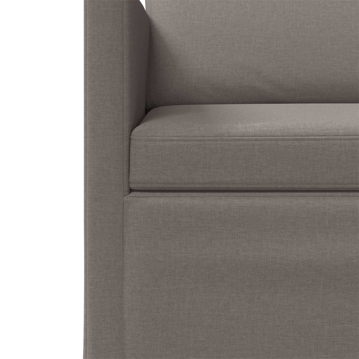 Sofa za 3 osobe Sivosmeđa 220 x 81 x 82 cm Tkanina