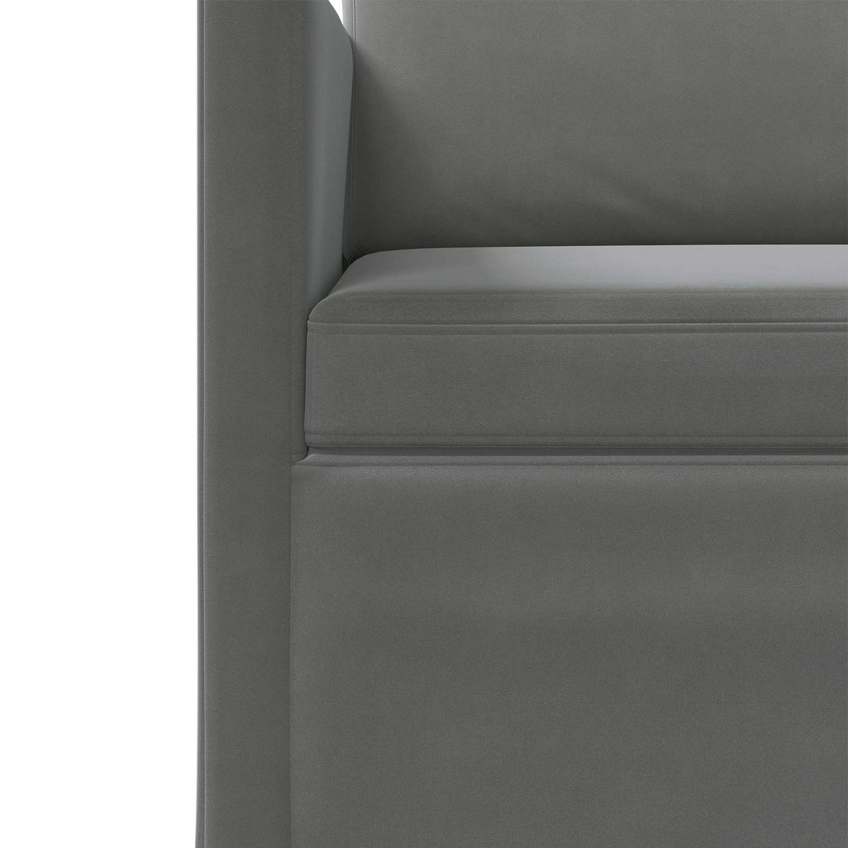 Sofa za 3 osobe Tamnosiva 220 x 81 x 82 cm Baršun