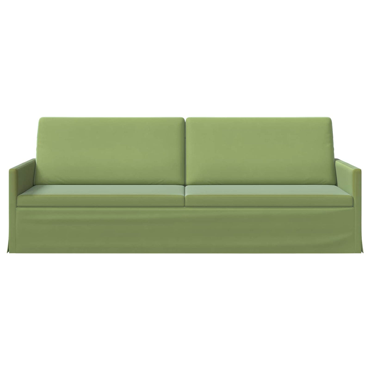 Sofa za 3 osobe Svijetlo zelena 220 x 81 x 82 cm Baršun