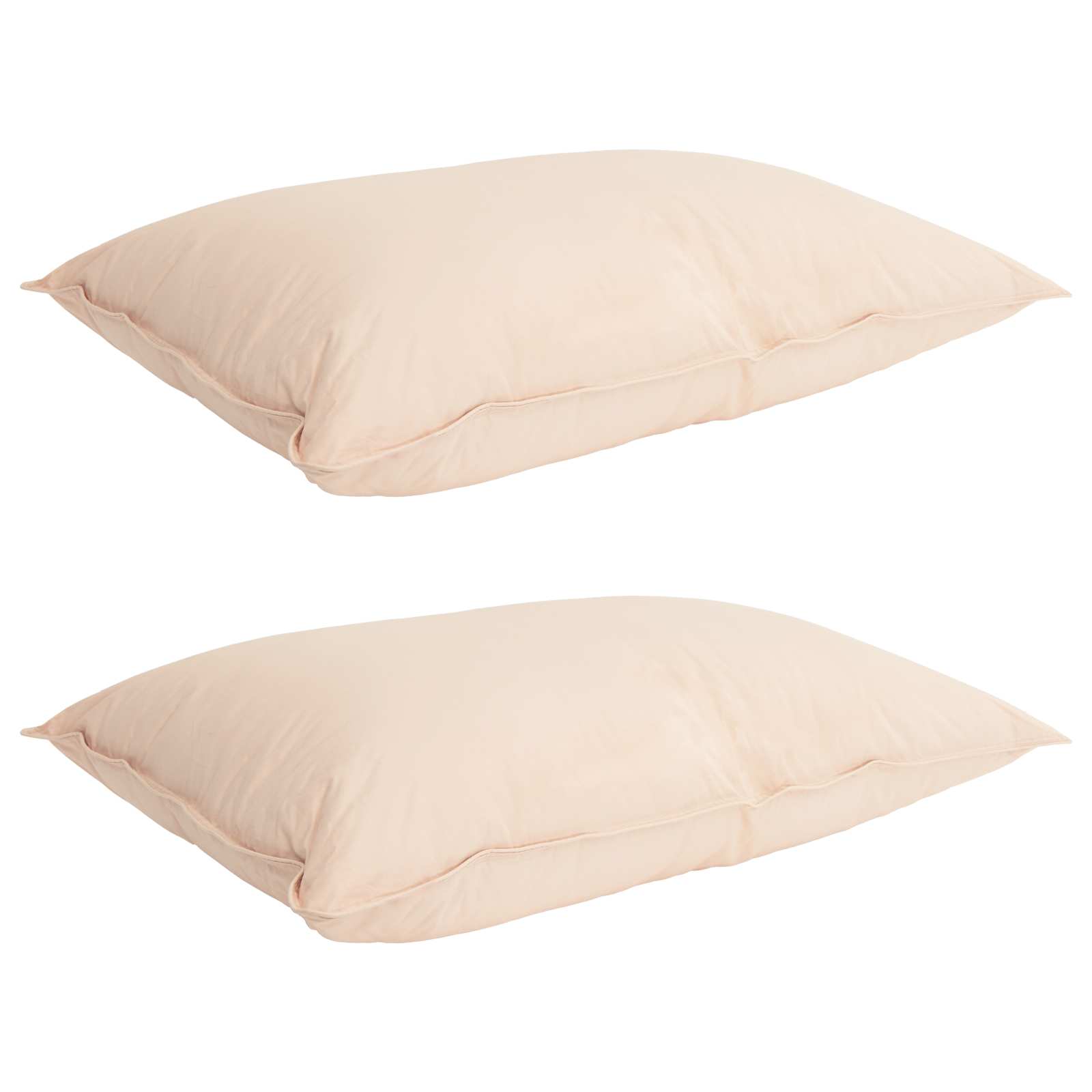 Set deka 2 kom. 140 x 220 cm Sve sezone Kapok vlakno Bež