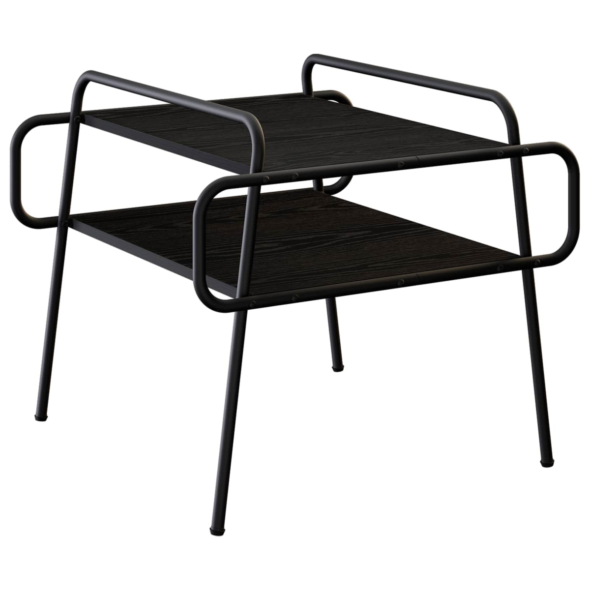 Stolić za kavu Crni hrast 60 x 60 x 51 cm Konstruirano drvo