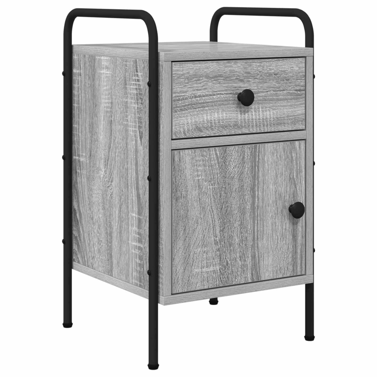 Noćni ormar 2 kom. Siva Sonoma 35 x 36,5 x 61 cm