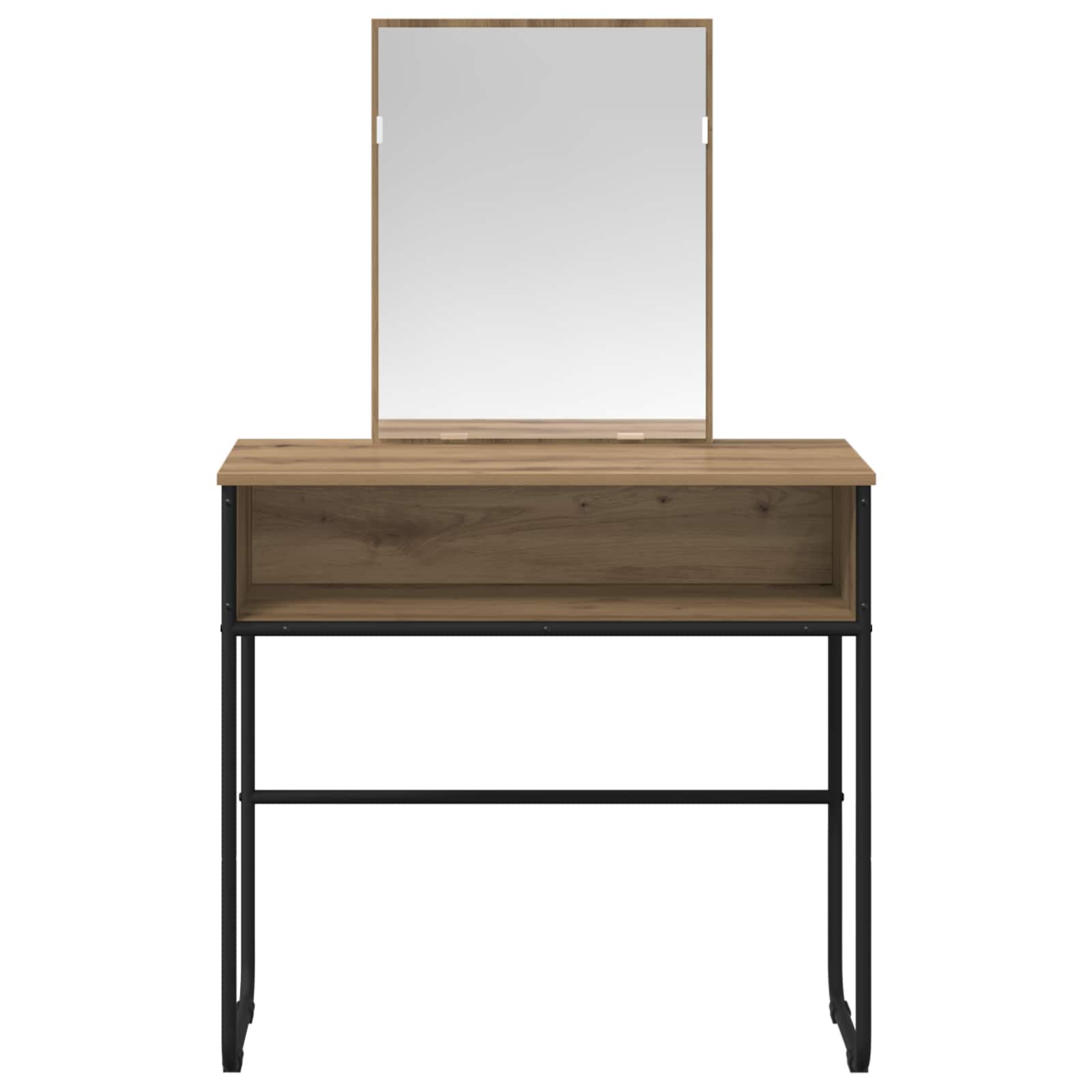 Toaletni stol Hrast artisan 81 x 40 x 131 cm Konstruirano drvo