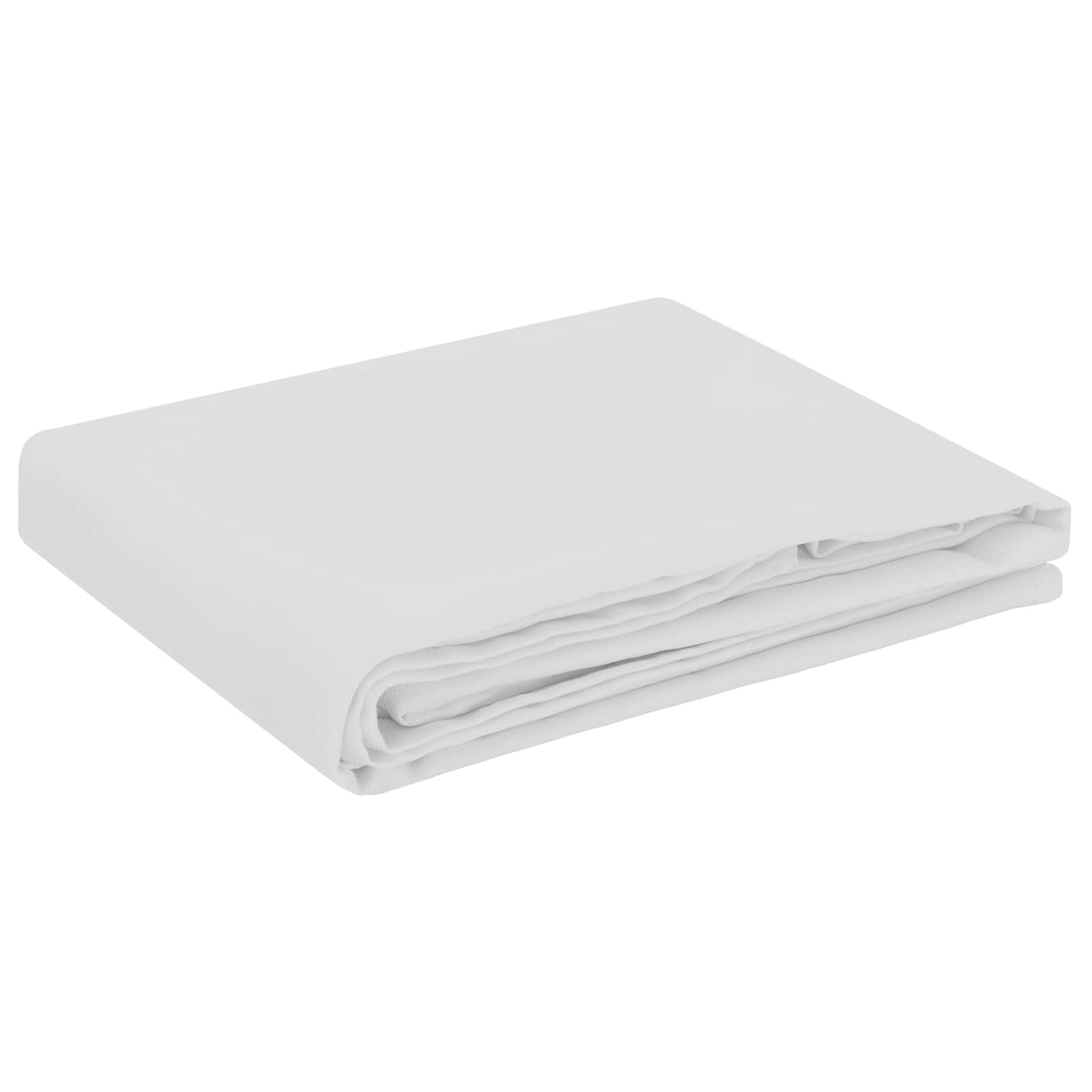 Tkanina za stol Četvrtasti Bijela 90 x 90 cm Poliester