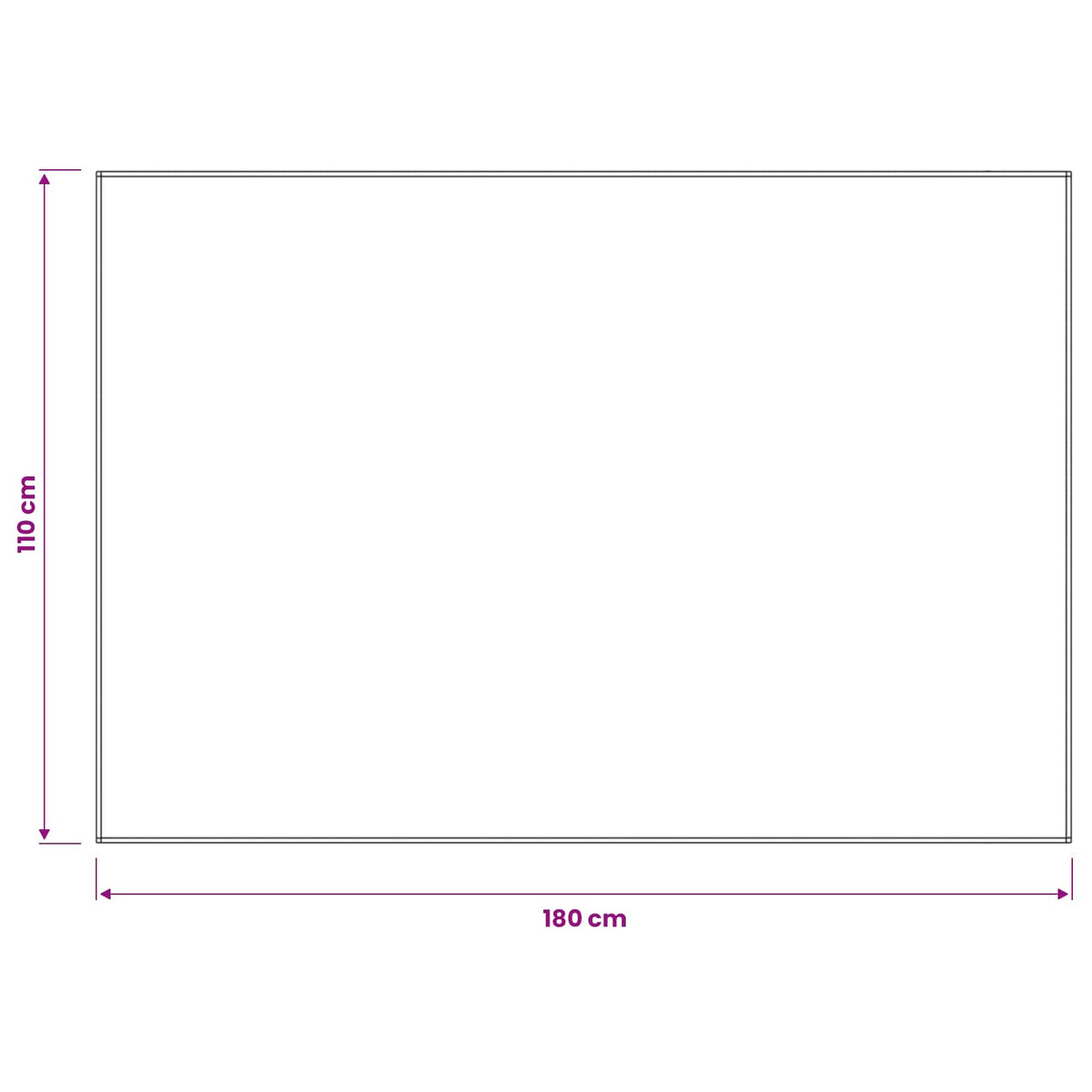 Tkanina za stol Pravokutni Krem bijela 110 x 180 cm Poliester