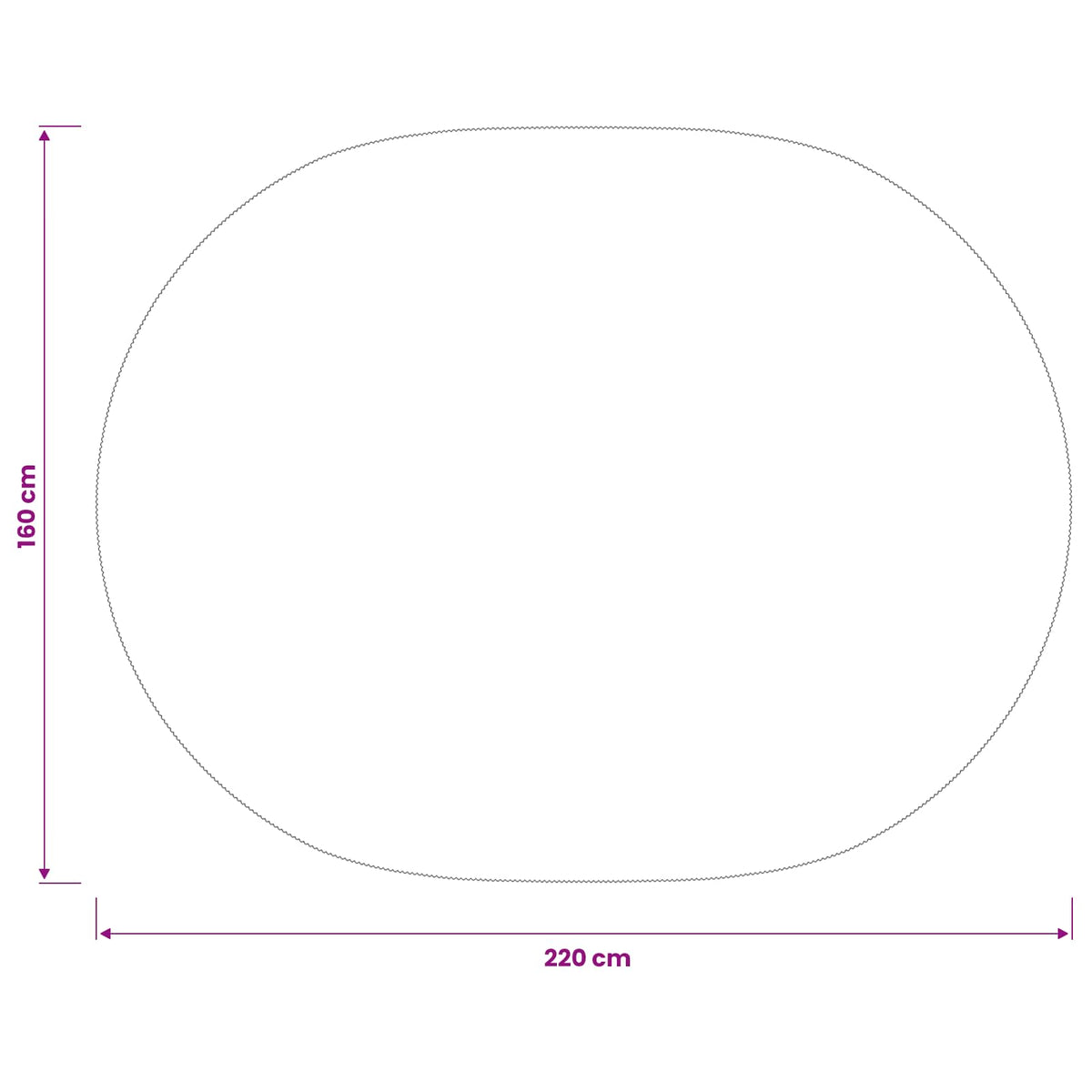 Tkanina za stol Ovalni Tamnozelena 160 x 220 cm Poliester
