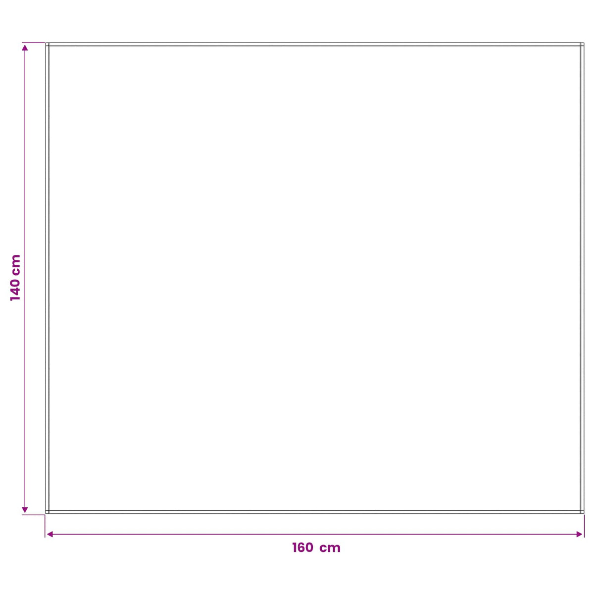 Tkanina za stol Pravokutni Bež 140 x 160 cm