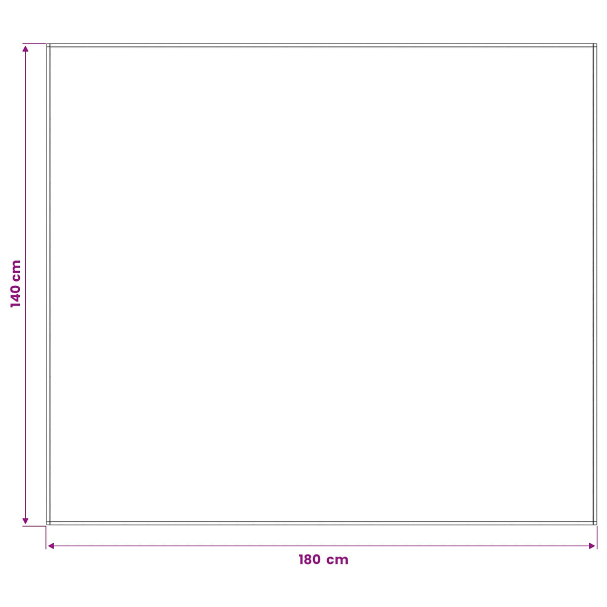 Tkanina za stol 5 kom. Pravokutni Bijela 140 x 180 cm