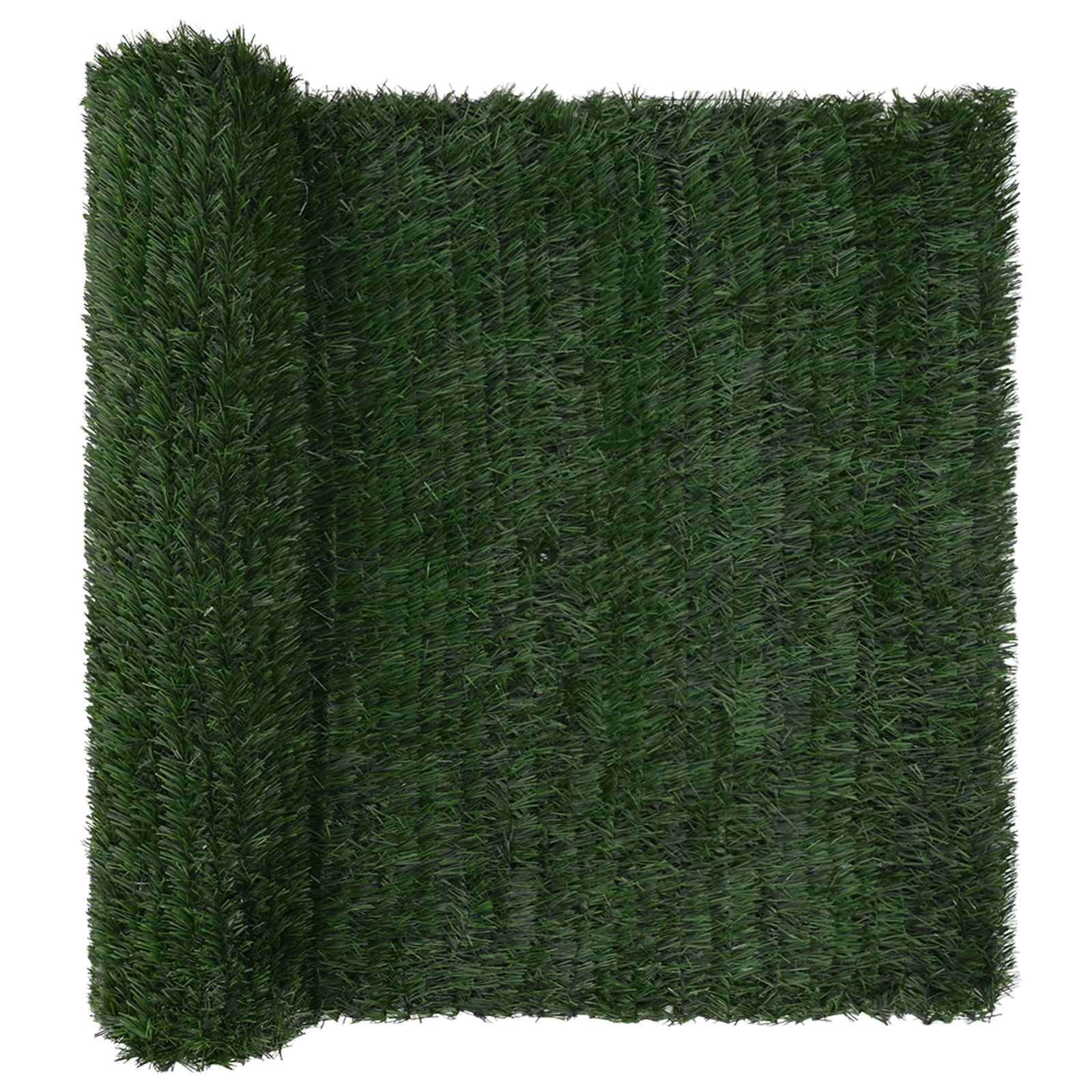 Umjetna ograda Tamnozelena 1,5 x 3 m PVC i čelik