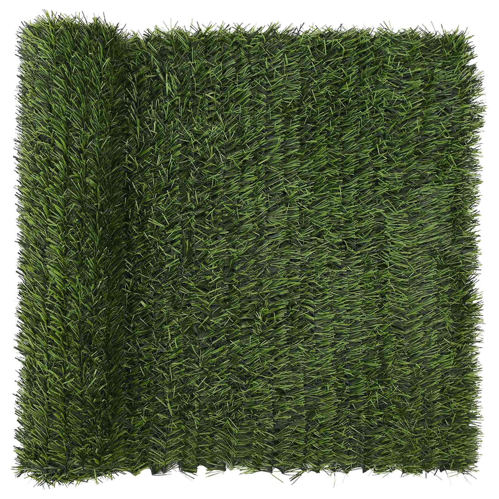 Umjetna ograda Svijetlo zelena 1 x 10 m PVC i čelik