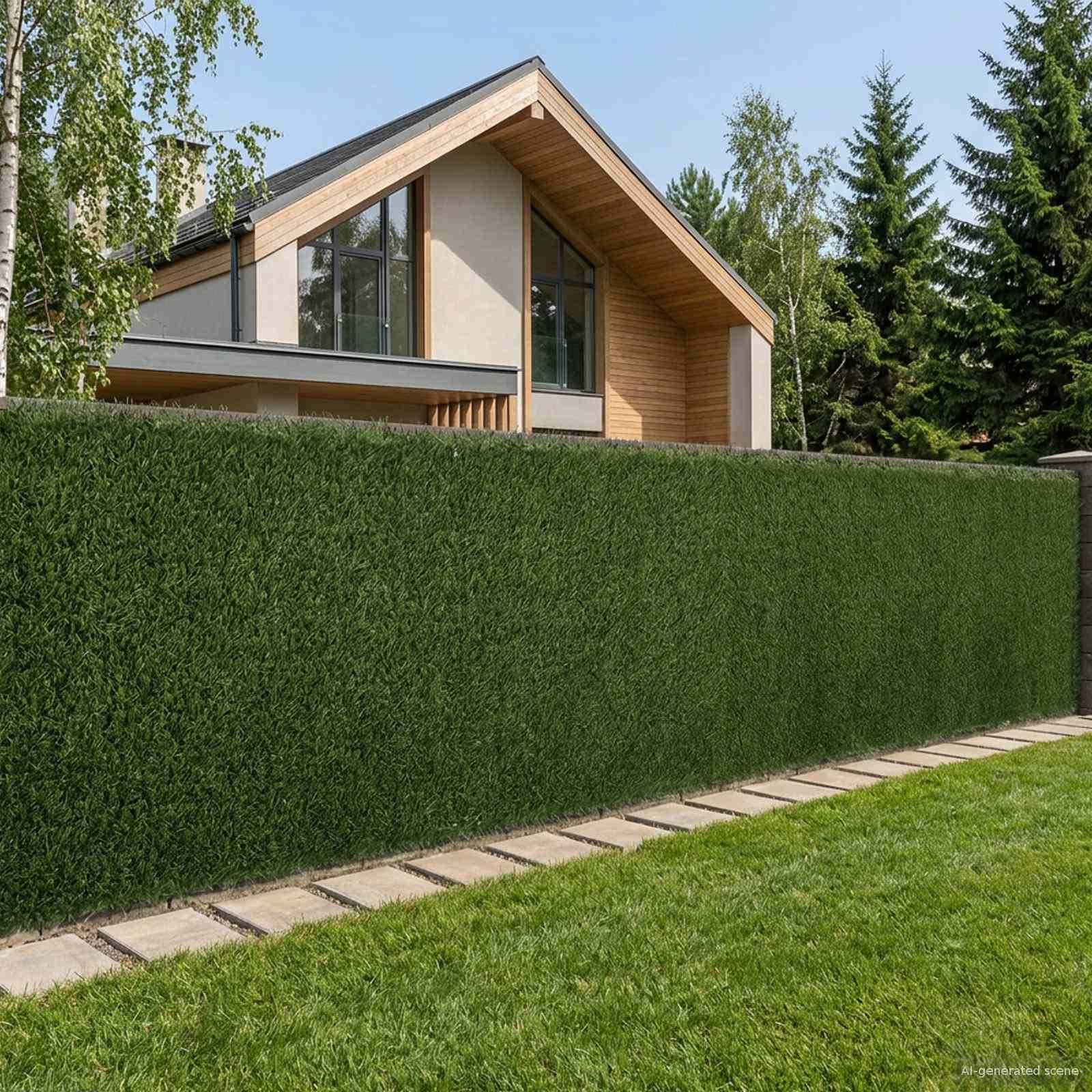 Umjetna ograda Svijetlo zelena 1,5 x 3 m PVC i čelik