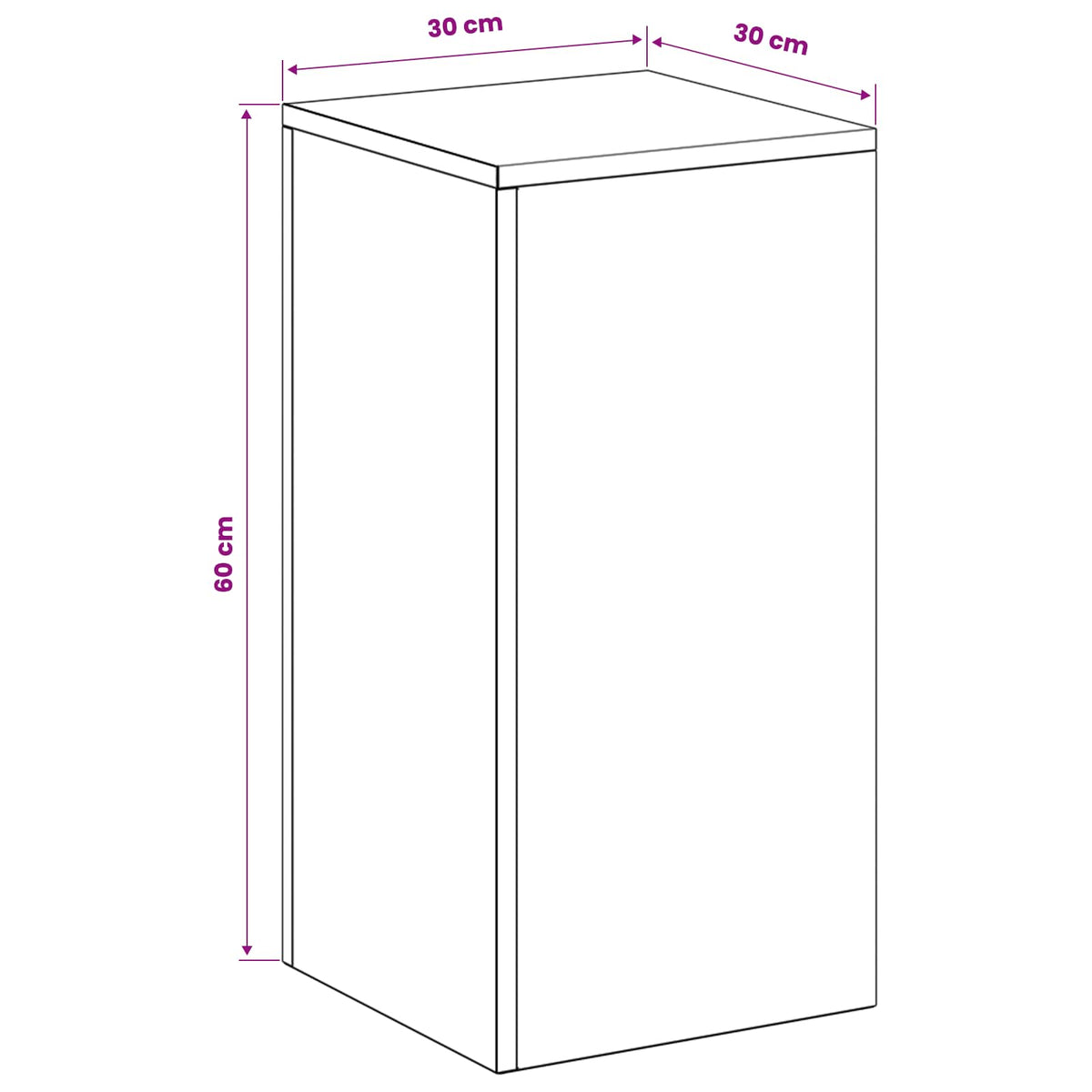 Stalak za biljke 2 pcs Crna 30 x 30 x 60 cm Čelik