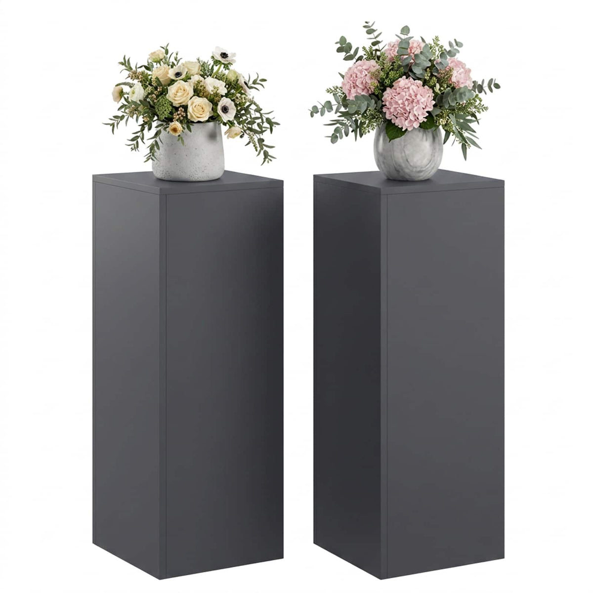 Stalak za biljke 2 pcs Antracit 30 x 30 x 80 cm Pocinčani čelik