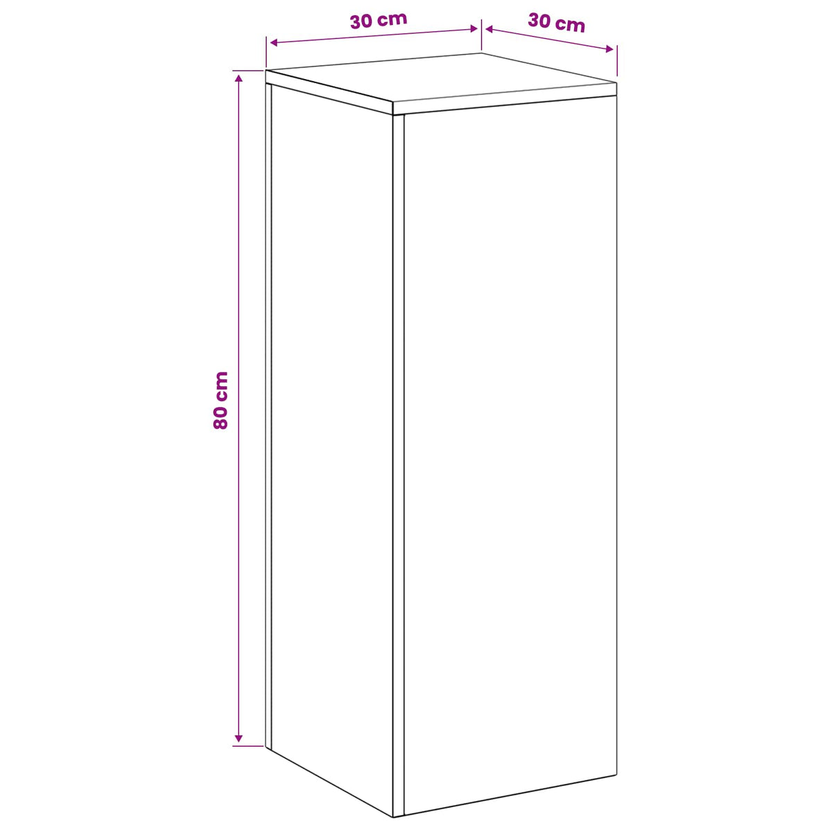 Stalak za biljke 2 pcs Srebrna 30 x 30 x 80 cm Čelik