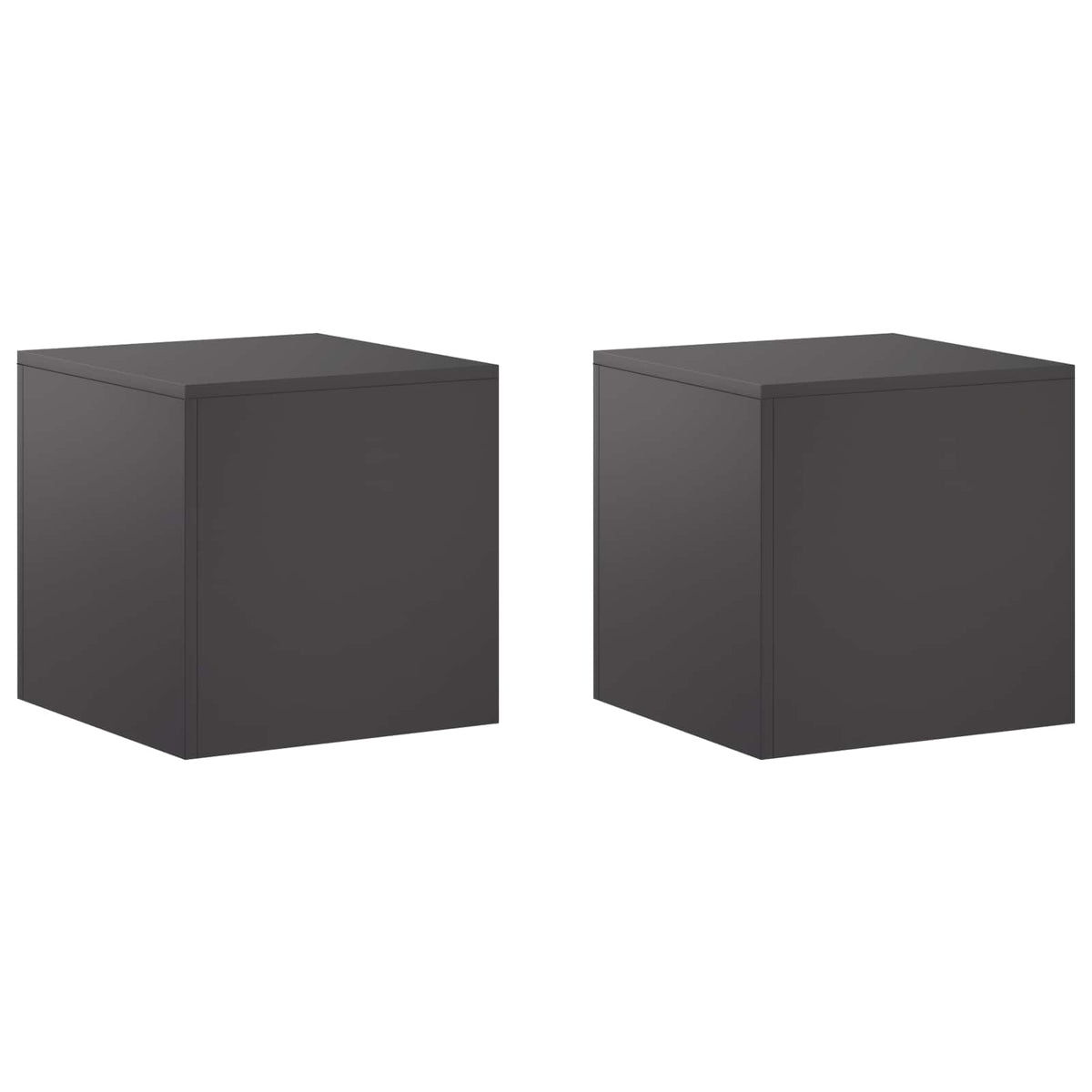 Stalak za biljke 2 pcs Crna 40 x 40 x 40 cm Čelik