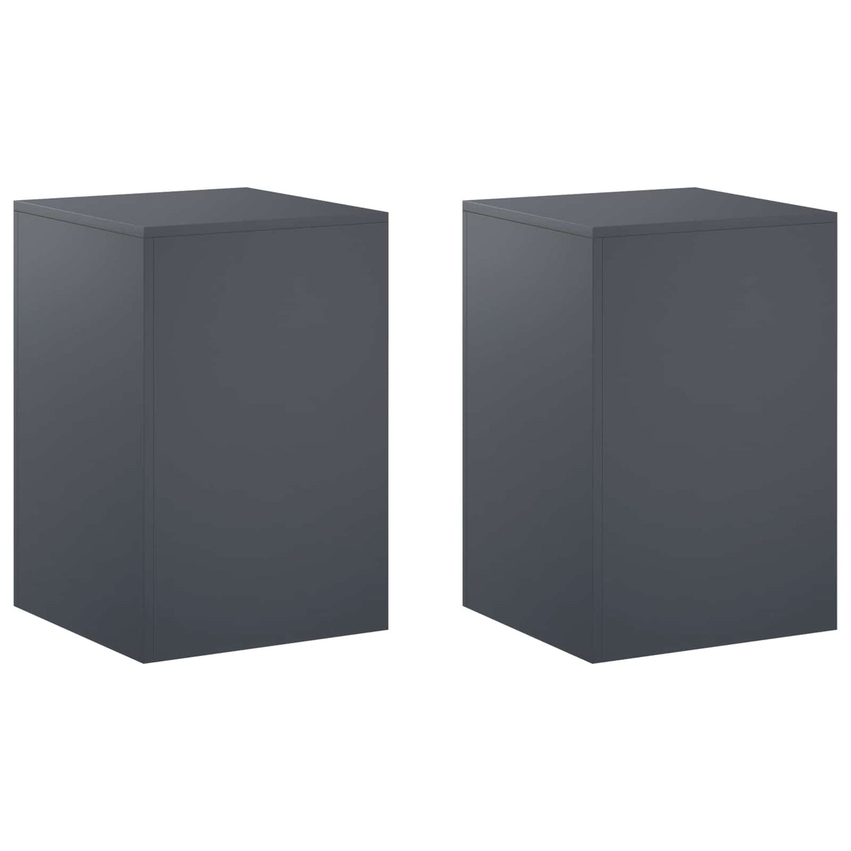 Stalak za biljke 2 pcs Antracit 40 x 40 x 60 cm Pocinčani čelik