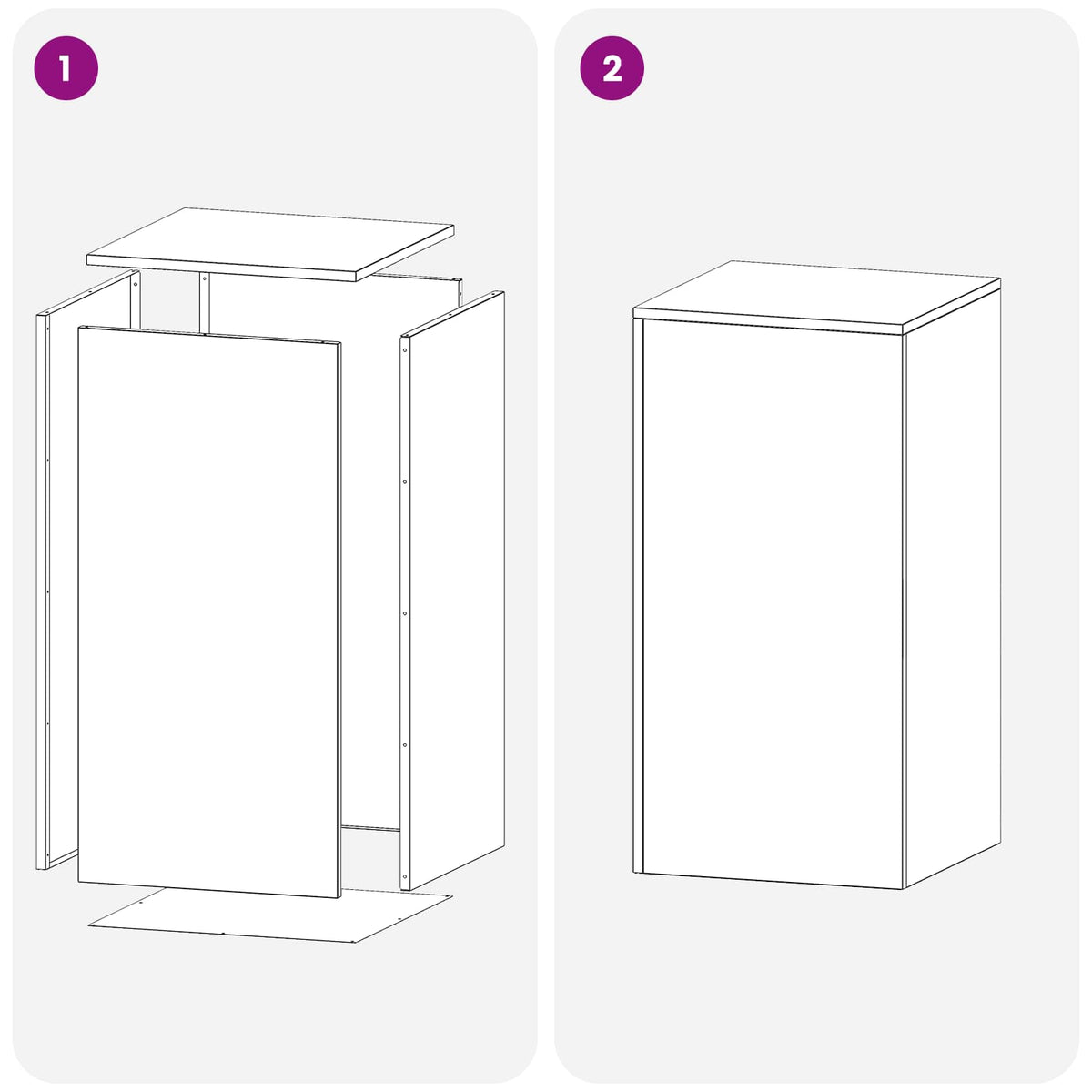 Stalak za biljke 2 pcs Crna 40 x 40 x 80 cm Čelik