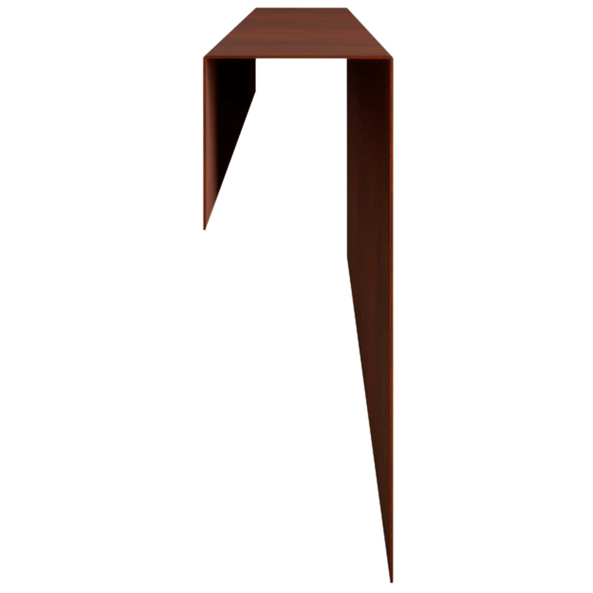 Profil za rubove vrta 10 kom. 100 x 6 x 15 cm Otporni čelik Rđa