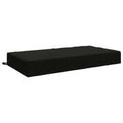 Jastuk za sjedalo SOEST 100% poliester Crna 120 x 80 x 15 cm