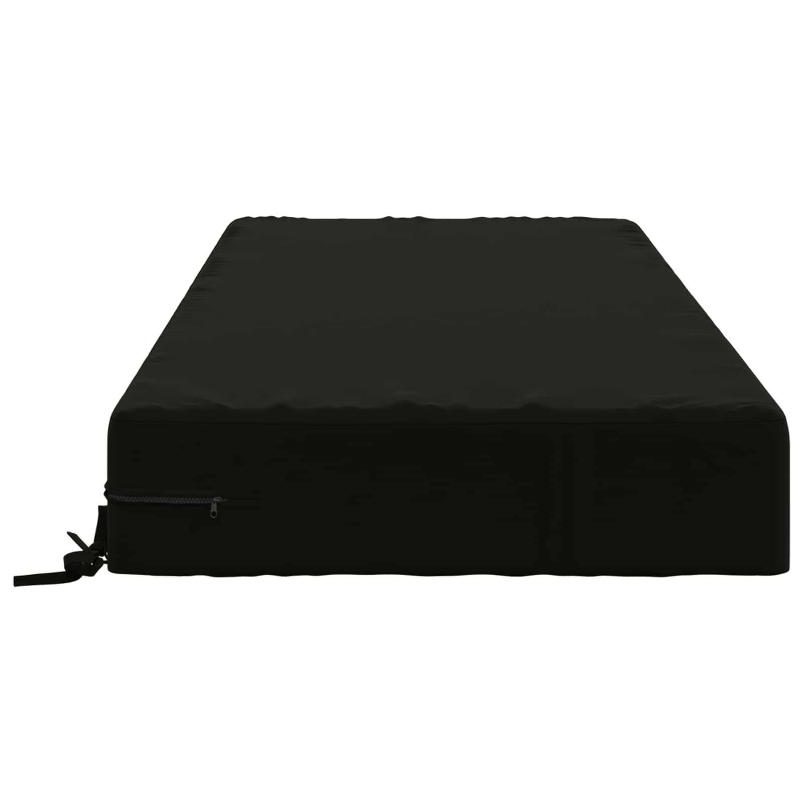 Jastuk za sjedalo SOEST 100% poliester Crna 120 x 80 x 15 cm