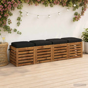 Set jastučića od 4 komada SOEST 4 pcs 100% poliester Crna