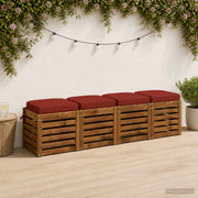 Set jastučića od 4 komada SOEST 4 pcs 100% poliester Crvena