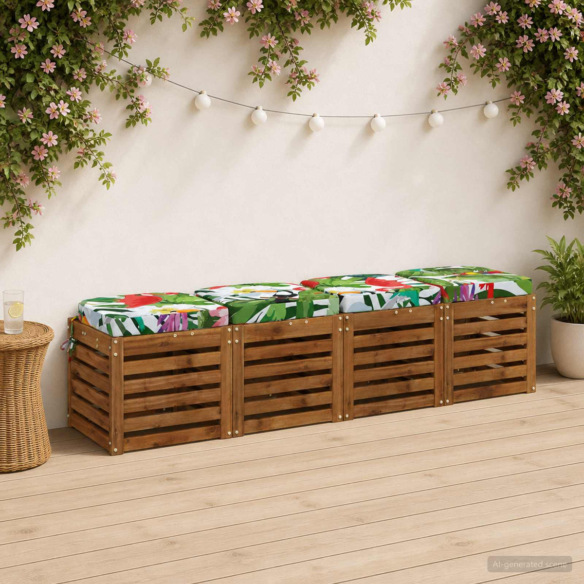 Set jastučića od 4 komada SOEST 4 pcs 100% poliester Šareni